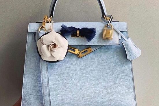 baby blue hermes handbag